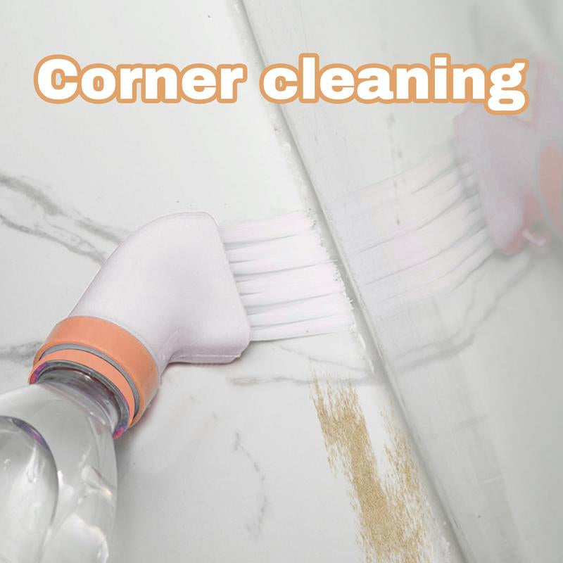 2 Counts Bottle Cleaning Brush, Multi-Functional Dry and Wet Dual-Purpose Crevice Cleaning Brush for Bathroom Kitchen, Random Color